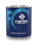 Fonteino Elefantenhaut Wandschutz Tapetenschutz Abwaschbare Wandfarbe – transparent 750ml