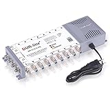 DUR-line MS 5/16 G-HQ - Multischalter - Made in Germany - SAT Multischalter für 16 Teilnehmer/TV -...