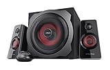 Trust Gaming GXT 38 2.1 Gaming Lautsprechersystem mit Subwoofer (für Smartphone/PC- Tablet, 120...