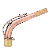 Cryfokt Altsaxophon-Hals, Langlebiges Messing-Biegerohr für Musikinstrumente, 2,45 Cm Anschluss,...
