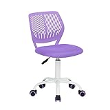 FurnitureR Bunte Schreibtischstuhl, Modernes verstellbares Design Computer Sitz, Swivel Armless...