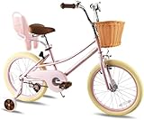 RULLY 18' Donna Fahrrad für 5-9 Jahre alte Kleinkinder und Mädchen, 18' Kinderfahrrad mit...