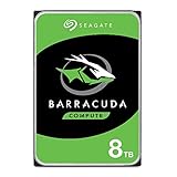 Seagate Barracuda ST8000DM004 Interne Festplatte (8 TB, SATA, 6 GB/s, 256 MB Cache, 8,9 cm (3,5...