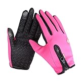 BigCheer Touchscreen Warme Handschuhe Damen Winter, Winterhandschuhe Fahrrad Handschuhe...