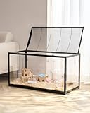 VEVOR Hamsterkäfig, 360°-Sicht, transparenter Hamsterlebensraum, Kleintierkäfig, 96x47x55 cm,...