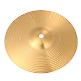 ERINGOGO 8 Zoll Crash- Becken für Schlagzeug Trommelbecken Cymbal Hutbecken aus Messing...