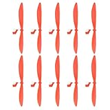 FRCOLOR 10 Stück Propellerflugzeug Rc-flugzeugpropeller Rc -flugzeugteile Orange