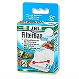 JBL FilterBag fine 6255100, Beutel für Aquarien-Filtermaterial, 2 Beutel