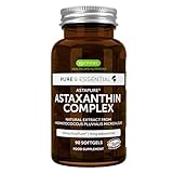 Astaxanthin Komplex, vegane & natürliche Antioxidantien, 4mg Astaxanthin + Zeaxanthin und Lutein...