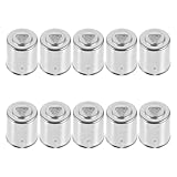 SHERCHPRY 10 Stück Dreieckige Magnetronkappen aus Eisen Ersatzteile für Mikrowellen Bruchfest...