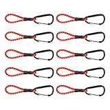 Strapazierfähige Bungee-Schnüre, elastisches Seil mit Karabiner, tragbarer Rucksack-Bungee-Cord...