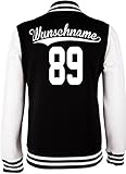 EZYshirt® Kinder College Jacke mit Wunschnamen und Wunschnummer Brannon