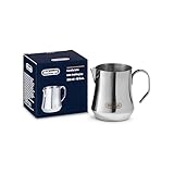 De'Longhi Milchkännchen DLSC060, Milchkännchen für manuelles Aufschäumen, ergonomischer Griff,...