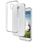 REY Transparent Silikonhülle TPU für Samsung Galaxy S4, Handyhülle Premium Kratzfest TPU...