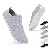 Geweo Laufschuhe Damen Herren Turnschuhe Straßenlaufschuhe Minimalistische Atmungsaktiv Bequeme...