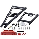 Durlo Aluminium RC Winde Doppelstent Rettungsset LKW Abschleppkran Arm Wrecker Kit mit 360° 35KG...