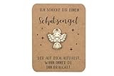 herz-wuid Schutzengel Holz - Geschenkkarte Schutzengel, Mutmacher Glücksbringer als Geschenk für...