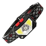 ULTECHNOVO USB Wiederaufladbare Rote Multifunktions stirnlampe für Jogging mit Induktionssensor...