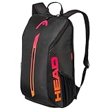 HEAD Tour Backpack 25 L, Schwarz/Flame - Amazon Exclusive