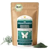 500g BIO Spirulina & Chlorella Pulver, 100% natürlich, rückstandskontrolliert, nach...