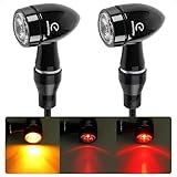 evermotor 3in1 Mini LED Blinker Motorrad E Geprüft, CNC-Verfahre 12V 2 Stück, für e Motorrad...