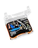 CFH Lötkoffer Turbo Lötprofi LK 2000 - 16-teiliges Lötset zum Hartlöten mit Gas Lötbrenner und...