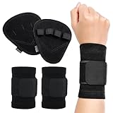 Zughilfen Leder, Lifting Straps für Krafttraining, Gewichtheben & Bodybuilding, Rutschfest &...