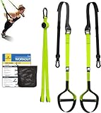 RHINOSPORT Schlingentrainer Sling Trainer Set mit Türanker Einstellbar Fitness Zuhause Suspension -...