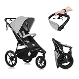 LIONELO AZURA Jogging-Kinderwagen von 6 Monaten bis 22 kg Dreirad-Jogging-Kinderwagen Verstellbare...