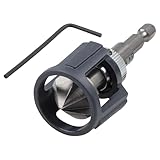 wolfcraft Kegelsenker mit Tiefenstopp, Sechskant-Schaft - 4390000 - Für das kontrollierte Senken...