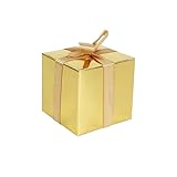 Hochzeitsgeschenke for Gäste, kleine Geschenkbox, große Süßigkeitenboxen, einfarbig, Roségold,...