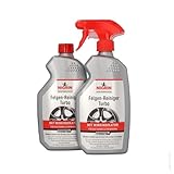 NIGRIN Peformance Turbo Felgenreiniger, 2x 0,5 Liter, selbstaktiver Reiniger für alle Felgen,...