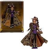 Monster High Puppe, Clawdeen Wolf House of Wolf Sammelfigur mit Kunstpelz-Jacquard-Mantel, violettem...