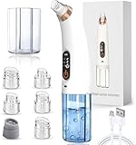 flintronic Mitesserentferner Porenreiniger Gesicht, 3 Modi & 6 Saugspitzen, Pickelsauger...