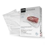 CASO 6 Sterne Profi-Folienbeutel 20x30 cm, 50 Beutel, Vakuumierbeutel für alle Vakuumierer, stark...