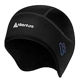 HIKENTURE Fahrradmütze Winter Warm Winddicht Bequem Unterhelm für Fahrradhelm, Skihelm, Rennrad,...