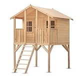 Wood & Play Borys Kinderspielhaus - DIY Einfacher Zusammenbau - Sichere, robuste und langlebige...