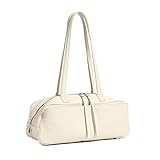 MOSAMHUA Vintage Leder Bowling Tasche Damen, Weiche Kissen Umhängetasche, Große lässige...