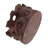 Toyvian Solid Wood Flowerpot Holder Rundes Holzdisplay Podest für Vase Blumentopf Teichschale...