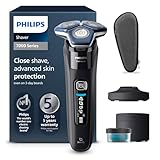 Philips Shaver Series 7000 – Elektrischer Nass- und Trockenrasierer für Herren mit ausklappbarem...