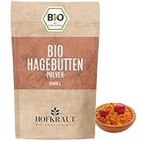 HOFKRAUT BIO Hagebuttenpulver 500g | Gemahlene ganze Bio Hagebutten | Fruchtiges, süß-würziges...