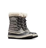 Sorel Damen Winter Carnival Boot WP wasserdichte Schneestiefel, Quarry, Black, 42 EU