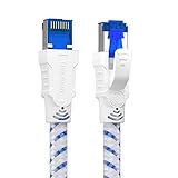 Lan Kabel Netzwerkkabel Cat 8, Ethernet Kabel 1m 2m 3m 5meter 10meter 15meter 20meter 30meter,...