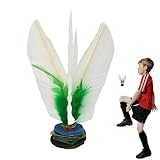 Jianzi chinesisches Kickstand – Federball mit weißen Federn | Outdoor-Spielzeug-Set für...