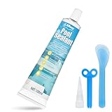 ALLONY Pool Kleber Wasserfest, Pool Kleber, Teichfolienkleber, Silikon Transparent, Pool kleber...