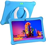 SGIN Kinder-Tablet, 10 Zoll, Touchscreen, Android 12, 2 GB RAM, 64 GB ROM, Lerntablett mit Tasche,...