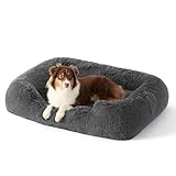 BEDSURE Hundebett flauschig Grosse Hunde - 91x68x18cm Hundebett waschbar für Grosse Hunde,...