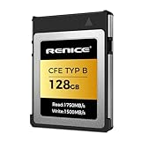 RENICE CFexpress Typ B 128 GB, Lesegeschwindigkeit 1750 MB/s, Schreiben 1500 MB/s, pSLC Flash –...