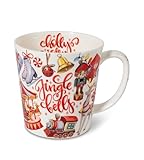 Kaffeebecher Jingle Bells, Kaffeetasse Tassen Teetassen Henkelbecher, Weihnachten