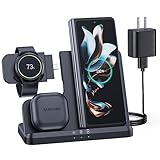 LK Induktive Ladestation für Samsung 3 in 1 Ladestation Kompatibel für Galaxy Watch 8/7/6/5/5...
